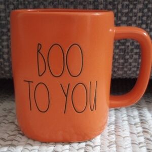 Rae Dunn Orange 'Boo To You' Mug